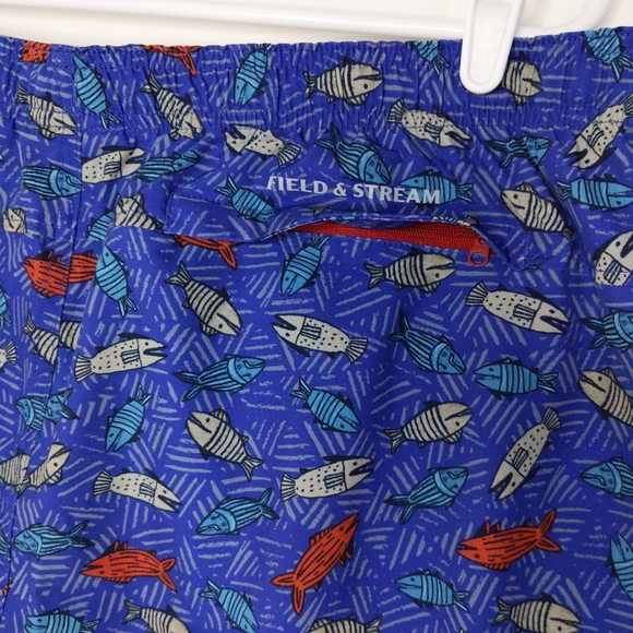 Men's Hybrid Swim Trunks Fishing Board Shorts XL Field & Stream Stretch Flex EUC - Picture 3 of 7